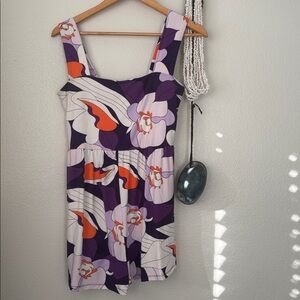 Fighting Eel Romper in bright colors